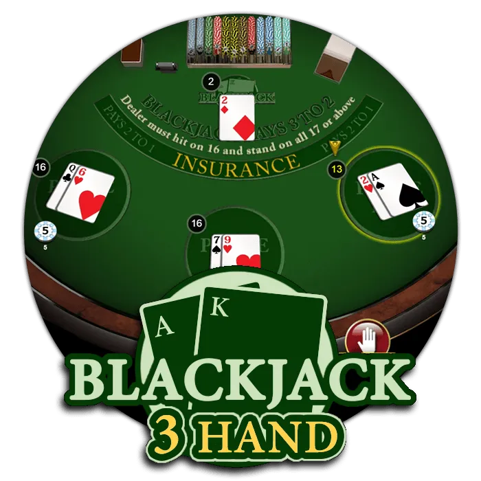 Blackjack 3 Hand - JPMAXWIN188